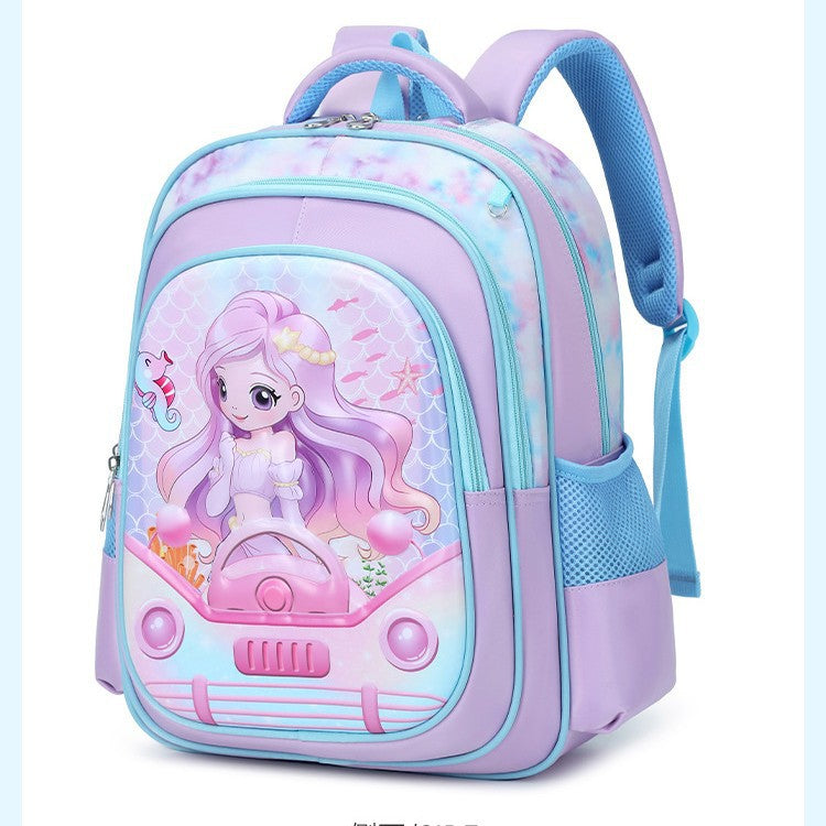 New arrival: elementary school backpack set (grades 1-3) - cute cartoon princess & astronaut designs for boys & girls - two-piece set