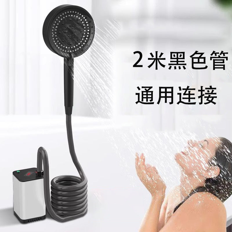 Outdoor dormitory bathing artifact household rental rural electric portable simple self-priming shower universal tube