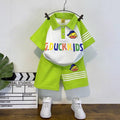 Boys' summer short-sleeve outfit, little boy summer two-piece set, kids' clothing  new fashionable baby clothes