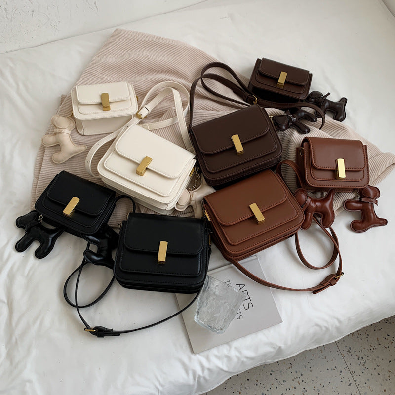 Cross-border customized small bag women's 2025 new versatile fashion messenger bag texture fashionable commuter shoulder small square bag