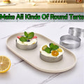 stainless steel round mousse ring punching tower ring baking utensils cheese tart ring creative cake mold