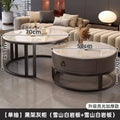 Glossy snow mountain white + glossy snow mountain white - black frame gray cabinet