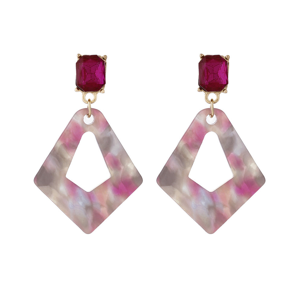 European and american cross-border retro hollow-out stud earrings - fashionable design with heart, round, and geometric shapes - elegant and unique earrings for women