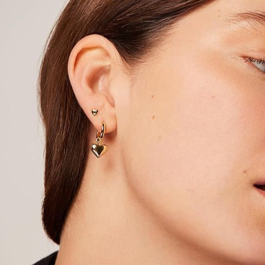 Amazon aliexpress wish shopee cross-border fashion hot-selling electroplated real gold quality classic zircon earrings wholesale