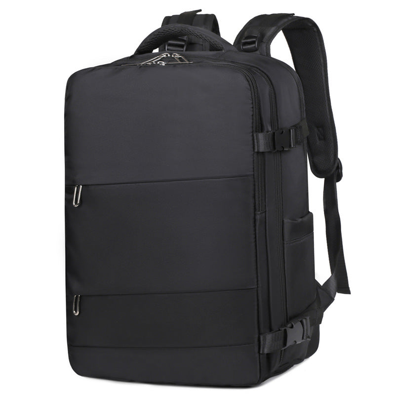 New business commuter backpack men's and women's pull rod travel backpack multi-layer simple casual laptop bag