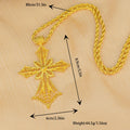 24k ethiopian big cross jewelry pendant gold african eritrean traditional wedding