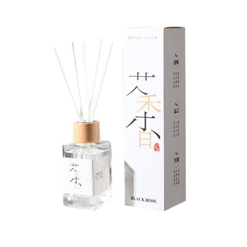 New tea scented flameless reed diffuser - long-lasting fragrance for bedroom, living room, dorm, and bathroom - eliminates odors