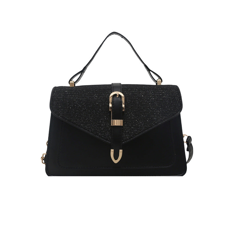 Commuter niche design messenger bag women's bag 2025 new high-end handbag simple shoulder bag texture small square bag