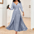 exportfashion banquet dress ins double-sided sequined large skirt tube topsexyfashion jumpsuit
