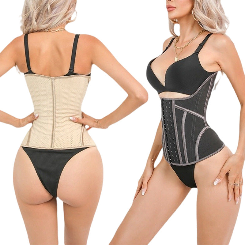 hot-selling plus size abdominal belt postpartum abdominal belt bodysuit shaping double-layer reinforced girdle belt body shaping garment