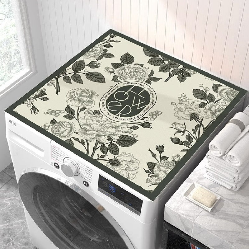 Washing machine cover, refrigerator dust cover, waterproof sun protection cover, coffee table bedside table, no-wash leather mat