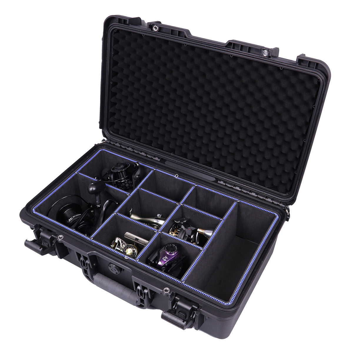 Customized case, fishing wheel, luya wheel, water drop wheel, spinning wheel, storage box, waterproof box.