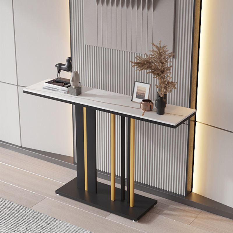 Accessible luxury entrance rock slab entrance table table entrance altar table against the wall living room table for home corridor entrance storage rack