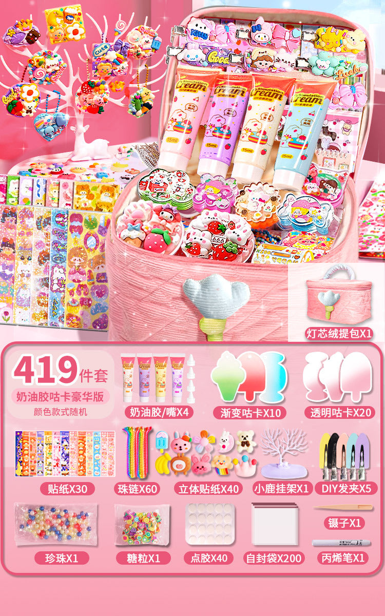 Diy guka suit kids stickers for girls cartoon accessories toys educational princess stickers gift play house