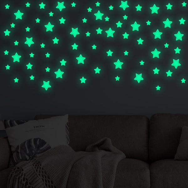 YG266A star luminous wall sticker living room bedroom children's room self-adhesive creative luminous sticker wall decoration sticker