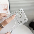 Simple and ultra-thin, it can be changed into 17 silk screen fine circle magnetic suction iphone17/16 mobile phone case, suitable for apple 14/13 anti-fall