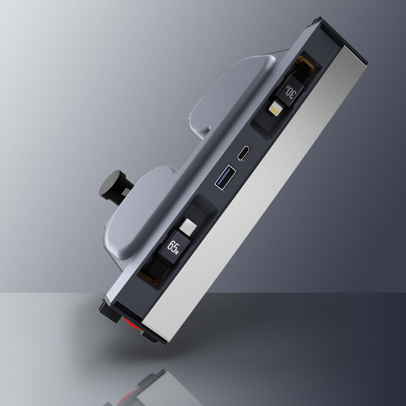 Suitable for Tesla docking station refresh 3/Y cigarette lighter charger slide cover P cigarette lighter telescopic cable 120WD fast