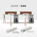 Saint li office desk and chair set - employee workstation, office desk and chair combination, minimalist furniture