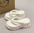 High-heeled flip-flops for women new arrivalthick soleeva slippers for women beach beach shoes for women fashion flip-flops wholesale