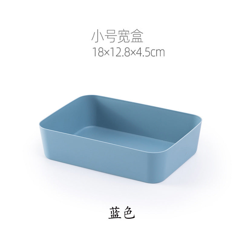 Simple grid storage box, drawer type, cosmetic storage box, desktop stationery, sundries storage artifact, finishing box