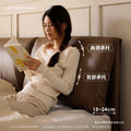 Ear bed master bed retro solid wood upholstered bed modern simple down edge bed