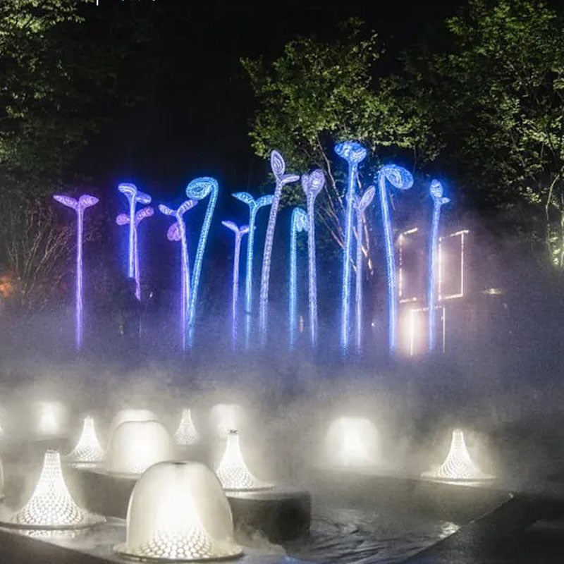 Luminous bean sprouts modeling light Stainless steel all things growth light Outdoor beauty landscape lighting lawn light