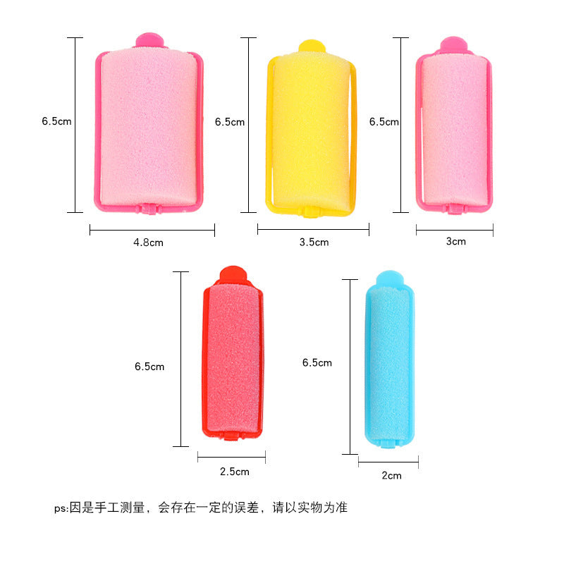 Beizi multi-size sponge hair roll set,  hot-selling pear flower head with frame and inner buckle curling iron hair tool