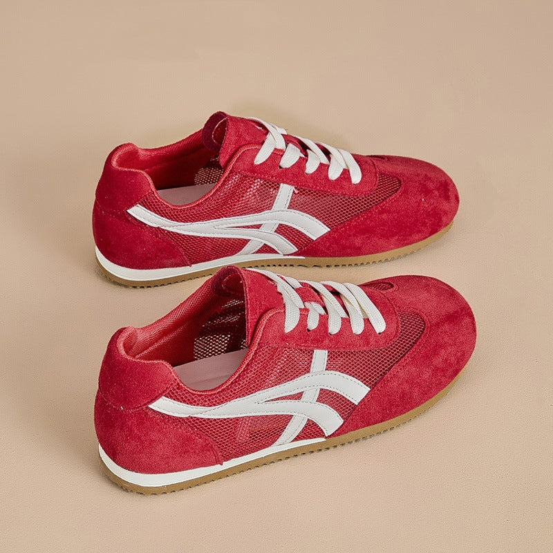 Best sellingretro mesh breathable german training shoes for women 2026autumnew arrival lightweight easiest for matchflatscasual sports sneakers