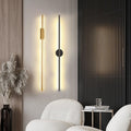 Modern minimalist light luxury grid lamp, minimalist living room tv background wall light, bedroom bedside light, linear wall sconce