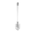 Toilet brush toilet brush placer clean no dead angle round head brush with bottom base toilet brush for home bathroom