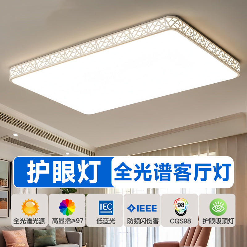 LED ceiling light modern simple atmosphere home living room lighting 2024 new hall chandelier bedroom lighting