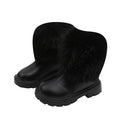 Vancahao girl short boots heattechfall and winternew arrivalkidsboots british style princess boots baby cotton boots