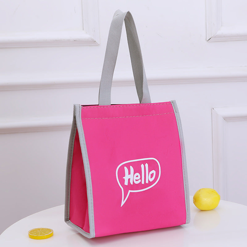 [Event Promotion] When Bag Thickened Picnic Bag Student Lunch Bag Canvas Bag Storage Bag Tote Bag Thermal Insulation Bag