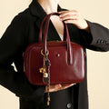 High-end 2025 new women's red wedding bag bridal bag niche design shoulder crossbody handbag mommy bag