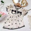 Korean style girls' summer new collection: sweet & chic chanel-inspired outfit - trendy short-sleeve top & skirt set for kids