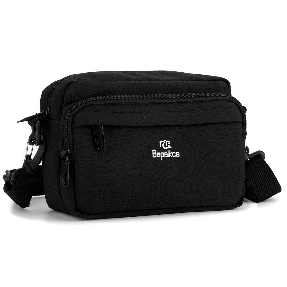 Small bag women's 2024 new fashion women's bag shoulder messenger bag solid color cloth bag canvas bag spring and summer small square bag