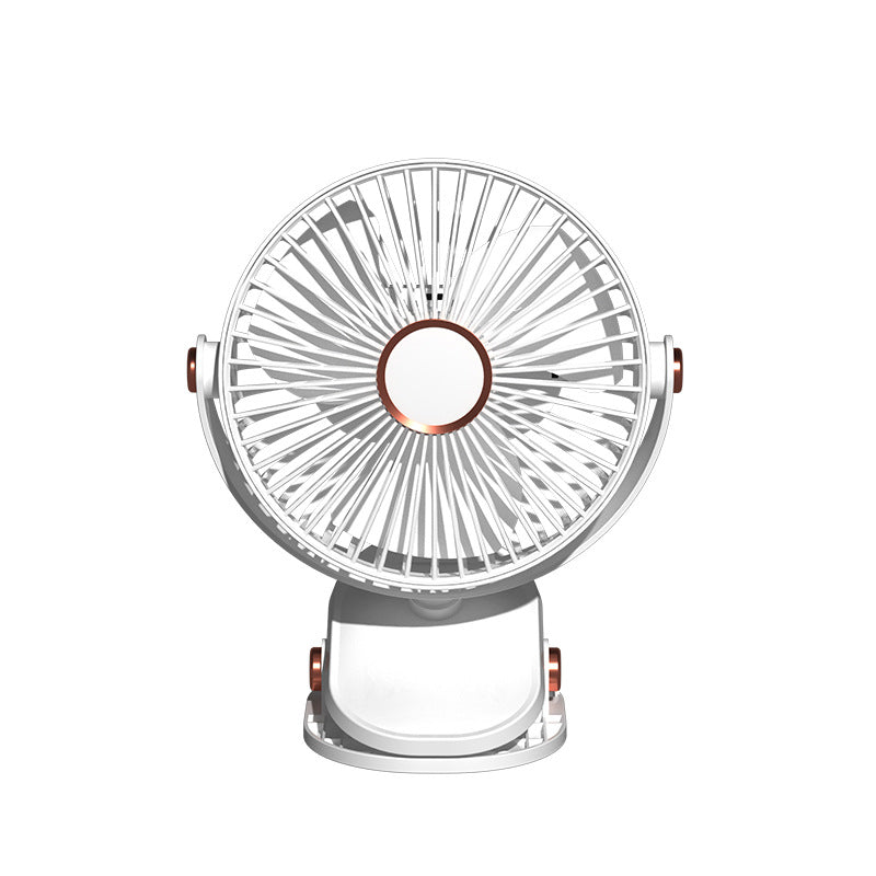 new arrival usb rechargeable clip fan student dormitory outdoor portable stroller silent mini fan