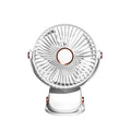 new arrival usb rechargeable clip fan student dormitory outdoor portable stroller silent mini fan