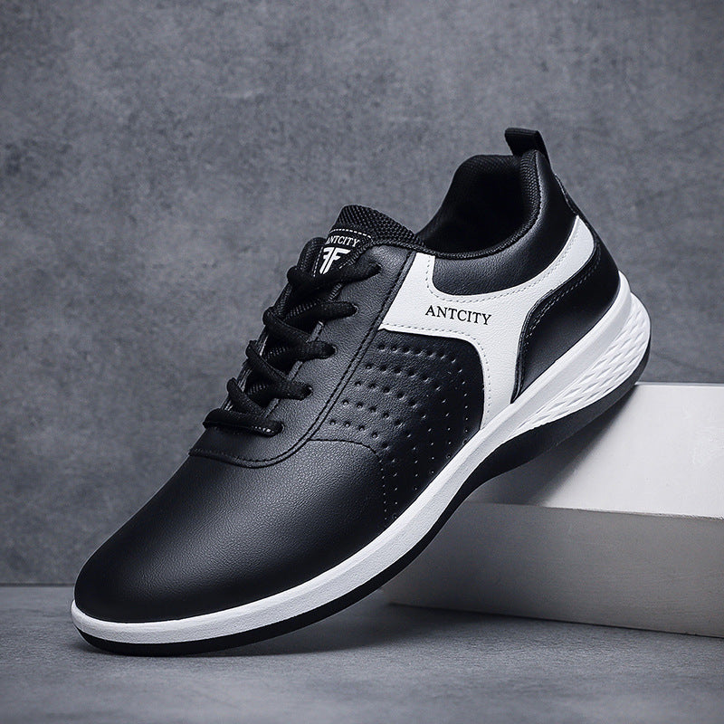 New men's handmade stitching casual shoes - trendy, versatile skate shoes - korean style fashion sneakers