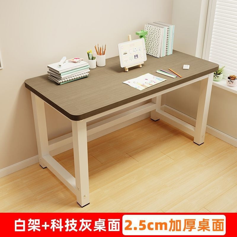 Computer desk double desktop simple desk bedroom for home study table casual writing table rectangular office desk