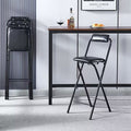 Portable foldable bar chair cashier counter bar chair front desk chair bar stool casual backrest dining chair bar counter default item