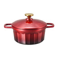 Custom oem non-stick ceramic casserole pot, soup pot, stew pot, multi-purpose enamel pot for home use