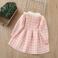Kids' knit dress - chanel-inspired long dress -  autumn/winter new collection - girls' knitted dress