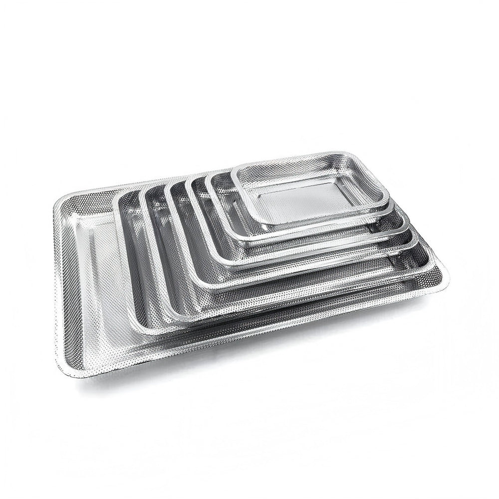Stainless steel dinner plate, dense hole leakage plate, kitchen plate, for home vegetable plate, square plate, drying plate, oil filter plate, stainless steel products