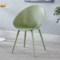 Scandinaviancasual plastic chair thickened dining chair for homeins backrest stool outdoor popularcasual creative cafe