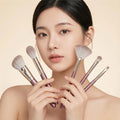New wooden handle makeup brush set - concealer brush, powder brush, foundation brush - beginner's complete set of makeup brushes - cangzhou style
