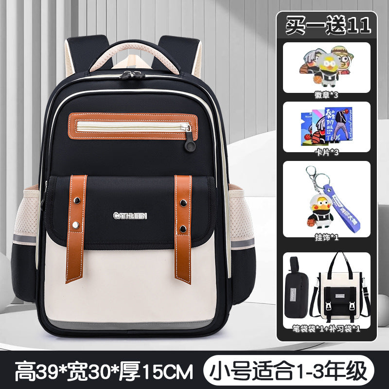 New cloud schoolbag 1-3-6 grade primary school students schoolbag boys and girls reduce the burden of children large capacity backpack