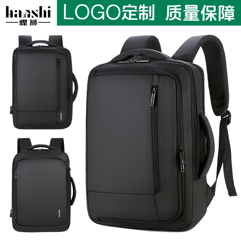 Cross-border business men's backpack, high-end fashion travel backpack, large-capacity waterproof schoolbag, backpack computer bag