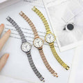 2025 new arrival: exquisite stainless steel bracelet watch for women - casual, stylish, and versatile quartz wristwatch, direct from the manufacturer