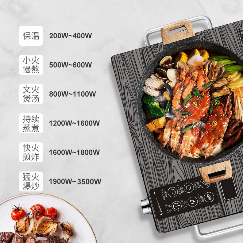 Multifunctional electric ceramic stove for homehot pot stir-fry stove light wave stove tea stove high-power electric stove cross-border american regulations